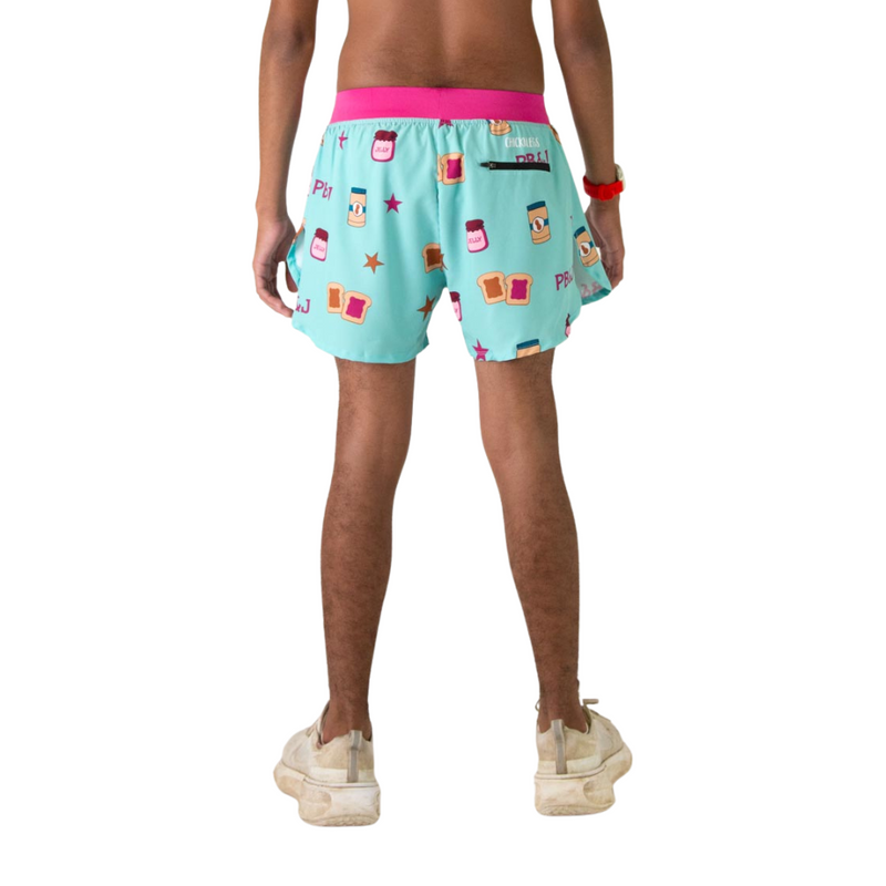 Men's ChicknLegs PB And J 4" Half Split Running Shorts