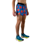Men's ChicknLegs Peaches 4" Half Split Running Shorts - PEACHES