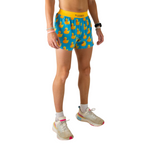 Men's ChicknLegs Rubber Ducky 4" Half Split Running Shorts