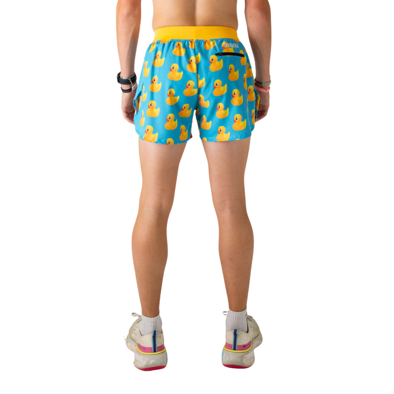 Men's ChicknLegs Rubber Ducky 4" Half Split Running Shorts