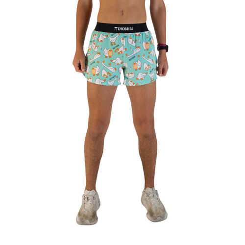 Men's ChicknLegs Silly Goose 4" Half Split Running Shorts
