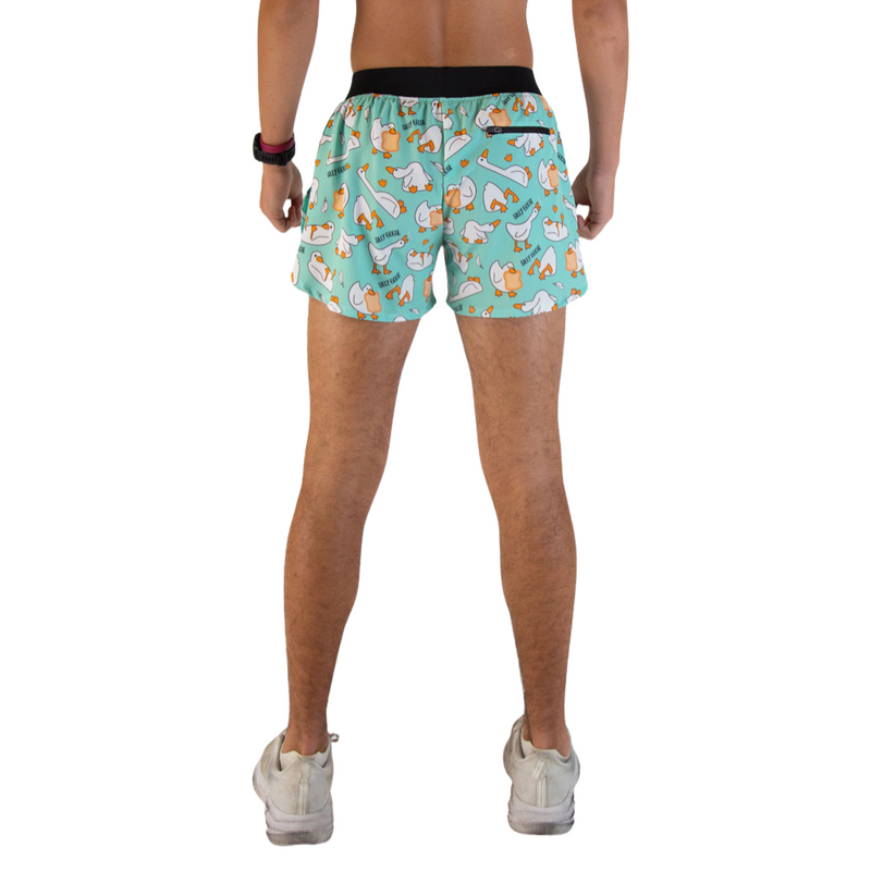 Men's ChicknLegs Silly Goose 4" Half Split Running Shorts
