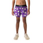 Men's ChicknLegs Sloth 4" Half Split Running Shorts