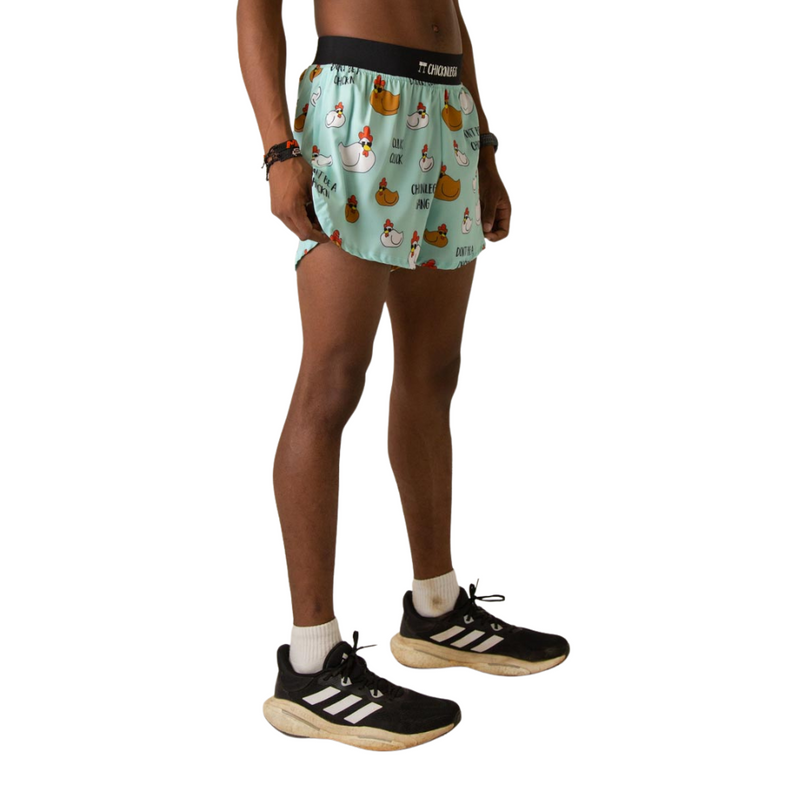 Men's ChicknLegs Swaggy Chickns 4" Half Split Running Shorts