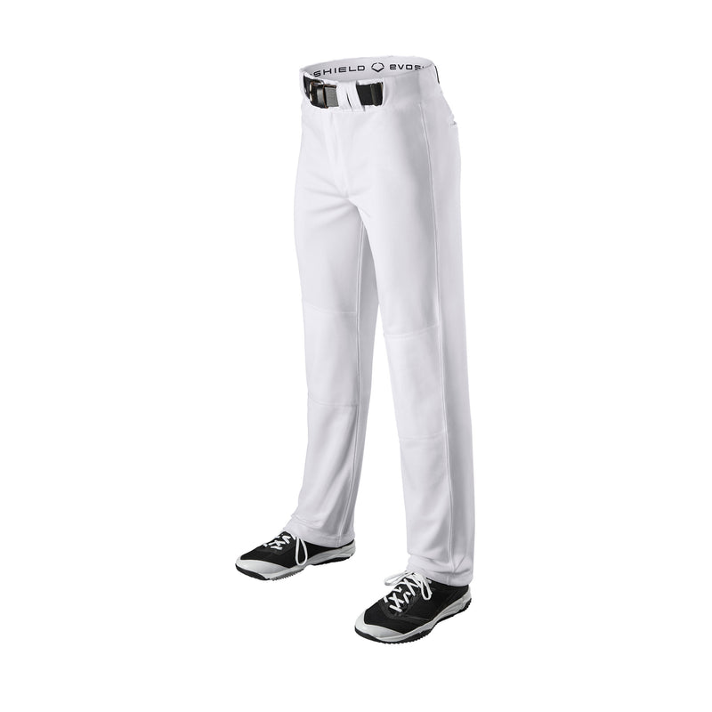 Men's EvoShield Salute Open Bottom Baseball Pant - WHITE