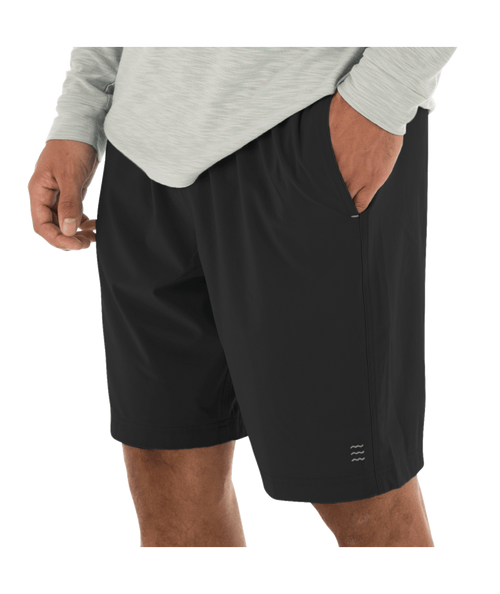 Men's Free Fly 7" Lined Breeze Short - 105 - BLACK