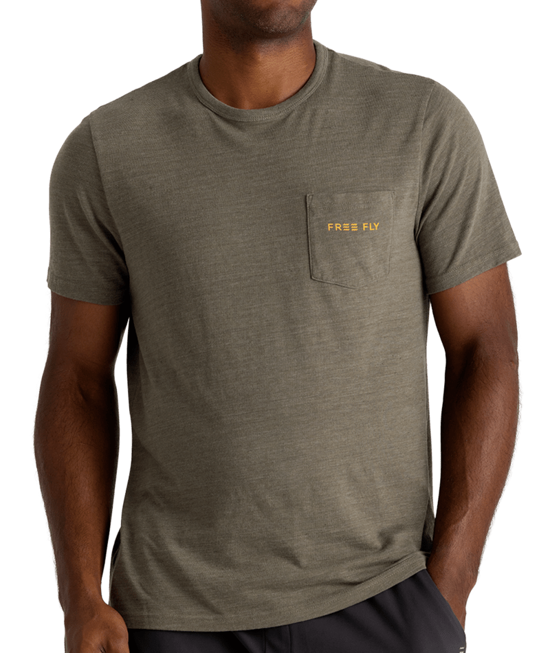 Men's Free Fly Downstream T-Shirt - 523FATIG