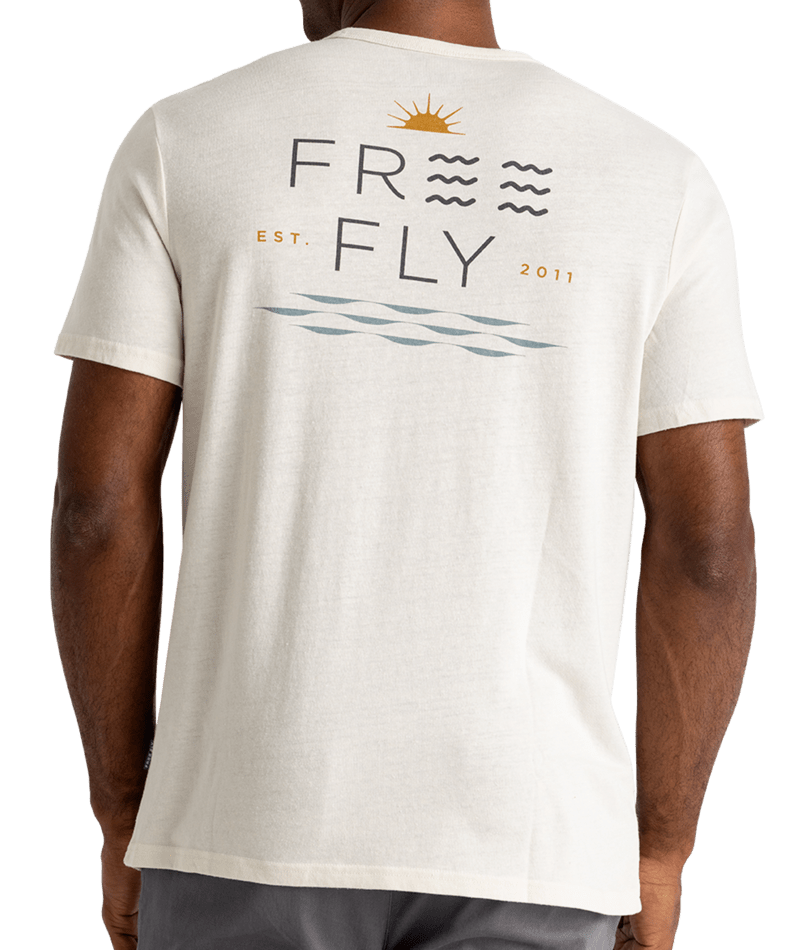 Men's Free Fly Salt And Sun T-Shirt - 033BIRCH