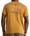 Men's Free Fly Salt And Sun T-Shirt - 036OCHRE