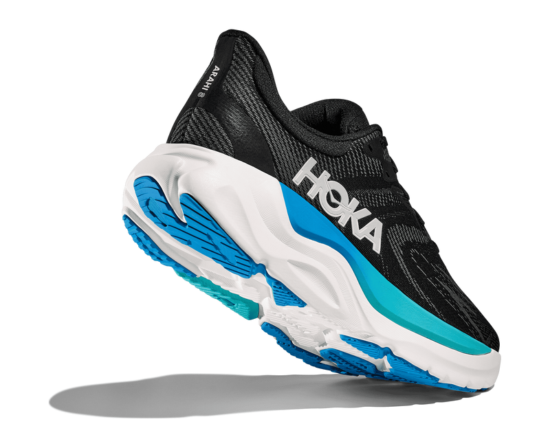 Men's HOKA Arahi 8 - BKSK-BLK