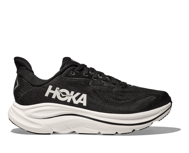 Men's HOKA Clifton 10 2E (Wide) - BWHTBLK