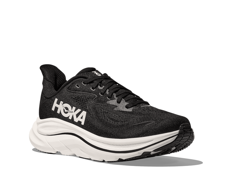 Men's HOKA Clifton 10 2E (Wide) - BWHTBLK