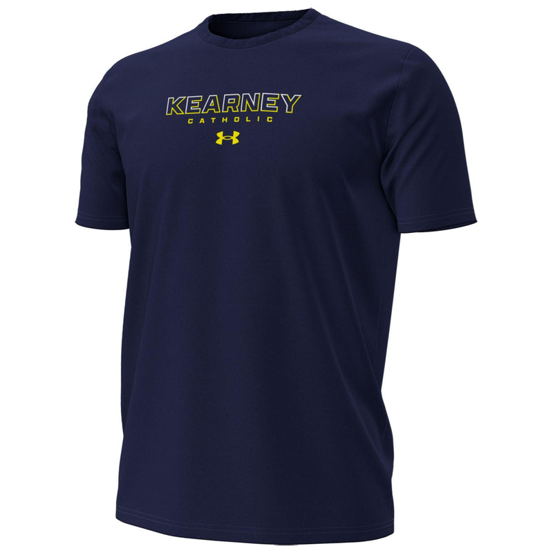 Men's Kearney Catholic Under Armour Strike T-Shirt - 190NAVY