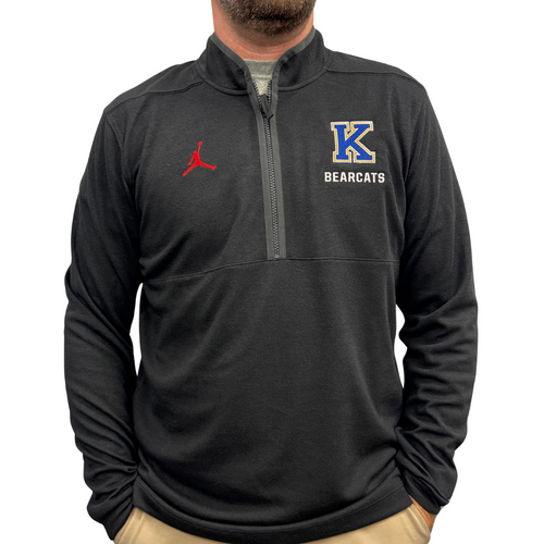 Men's Kearney High Bearcats Jordan 1/4 Zip - BLACK