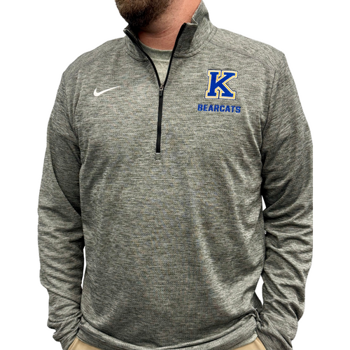 Men's Kearney High Bearcats Nike Pacer 1/4 Zip - CARBHTHR