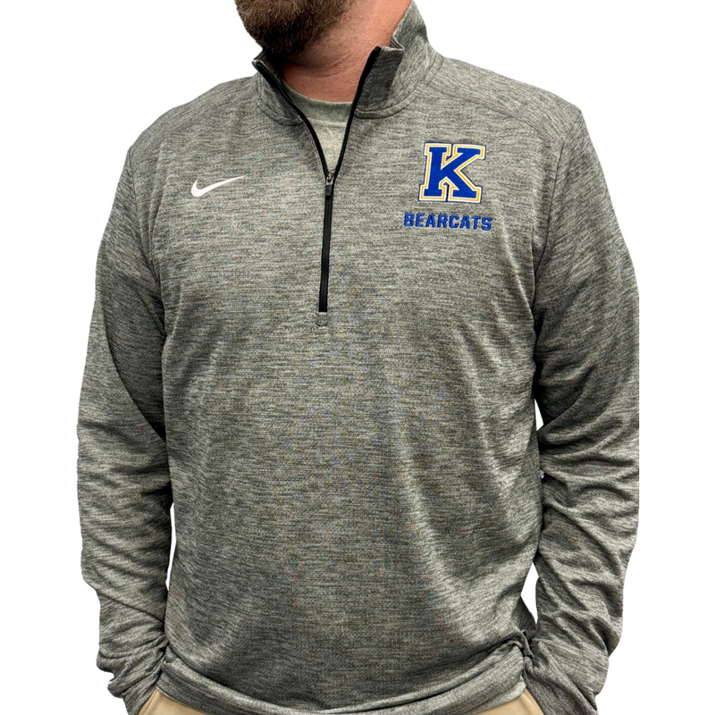 Men's Kearney High Bearcats Nike Pacer 1/4 Zip - CARBHTHR