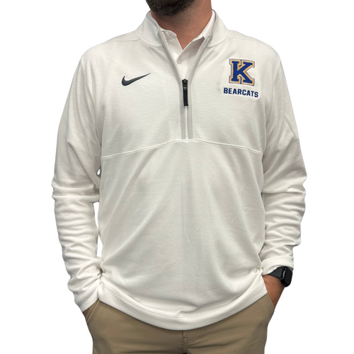 Men's Kearney High Bearcats Nike Victory 1/4 Zip - WHITE