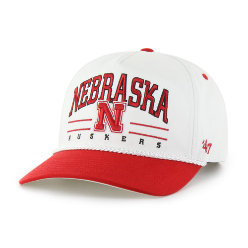 Men's Nebraska Huskers '47 Hitch Roscoe Rope Hat - WHITE/RED