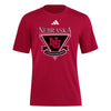 Men's Nebraska Huskers Adidas Aeroready T-Shirt - RED