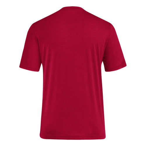 Men's Nebraska Huskers Adidas Aeroready T-Shirt - RED