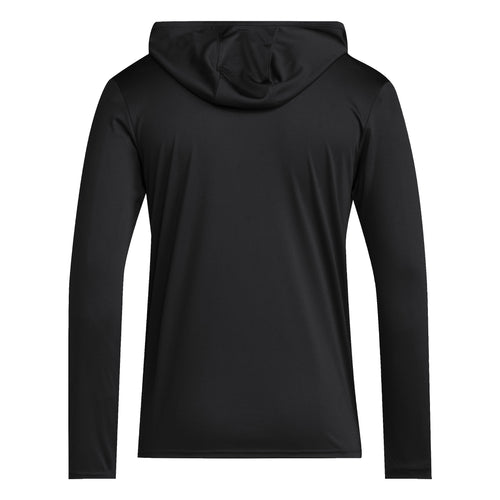 Men's Nebraska Huskers Adidas Blackout Hoodie - BLACK