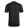 Men's Nebraska Huskers Adidas Football T-Shirt - BLACK