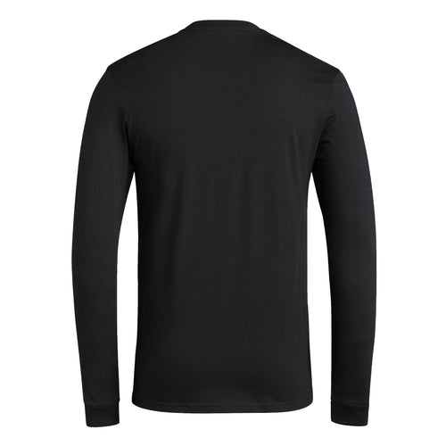 Men's Nebraska Huskers Adidas Logo Playmaker Longsleeve T-Shirt - BLACK