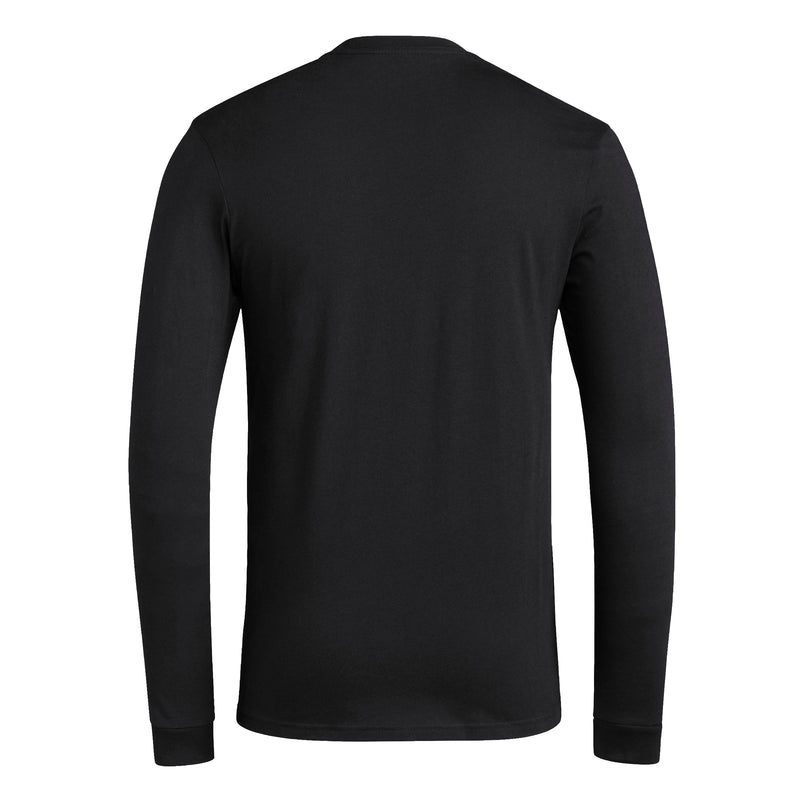 Men's Nebraska Huskers Adidas Logo Playmaker Longsleeve T-Shirt - BLACK