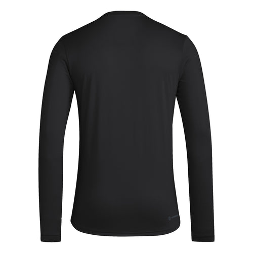 Men's Nebraska Huskers Adidas Volleyball Longsleeve T-Shirt - BLACK