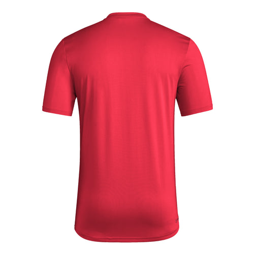 Men's Nebraska Huskers Adidas Volleyball T-Shirt - RED