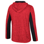 Men's Nebraska Huskers Always Sunny 1/4 Zip Hood - RED/BLACK