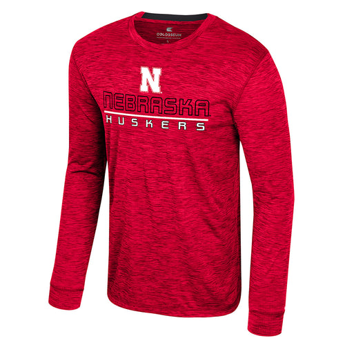 Men's Nebraska Huskers Always Sunny Longsleeve - RED