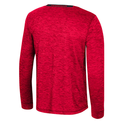 Men's Nebraska Huskers Always Sunny Longsleeve - RED