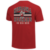 Men's Nebraska Huskers Arched Herbie T-Shirt - RED