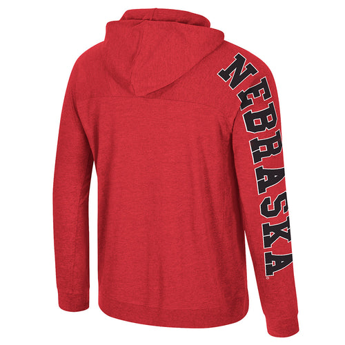 Men's Nebraska Huskers Back In Business Hooded T-Shirt - RED