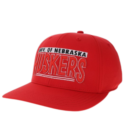 Men's Nebraska Huskers Back Nine Adjustable Hat - SCARLET