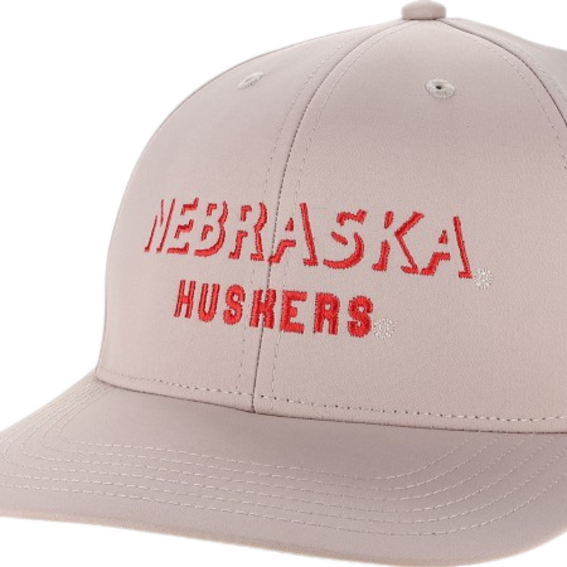 Men's Nebraska Huskers Back Nine Hat - STONE