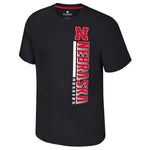 Men's Nebraska Huskers Bars T-Shirt - BLACK