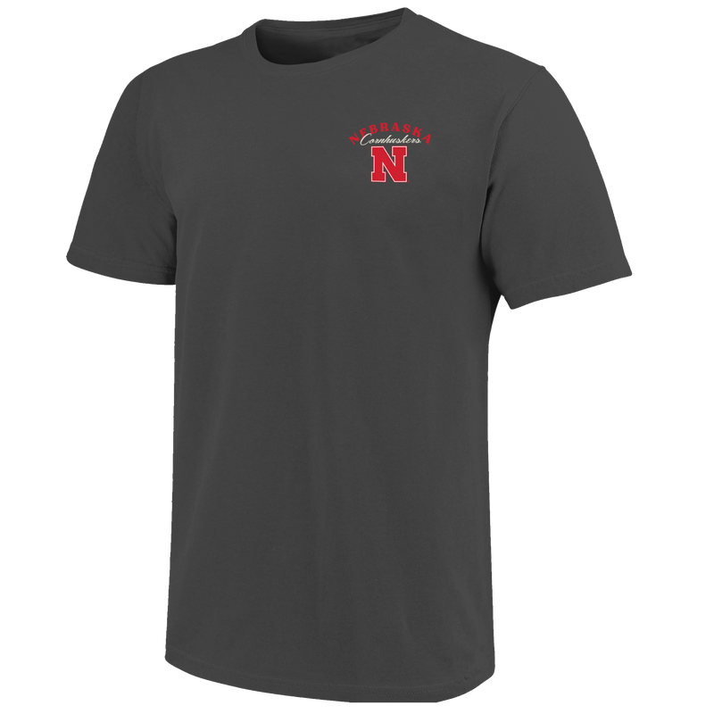 Men's Nebraska Huskers Best Friends T-Shirt - PEPPER