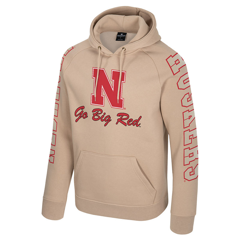 Men's Nebraska Huskers Big Break Hoodie - SEQUOIA