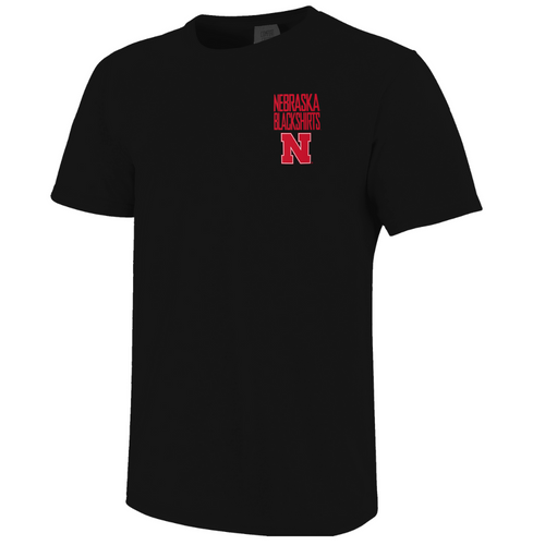 Men's Nebraska Huskers Blackshirt T-Shirt - BLACK
