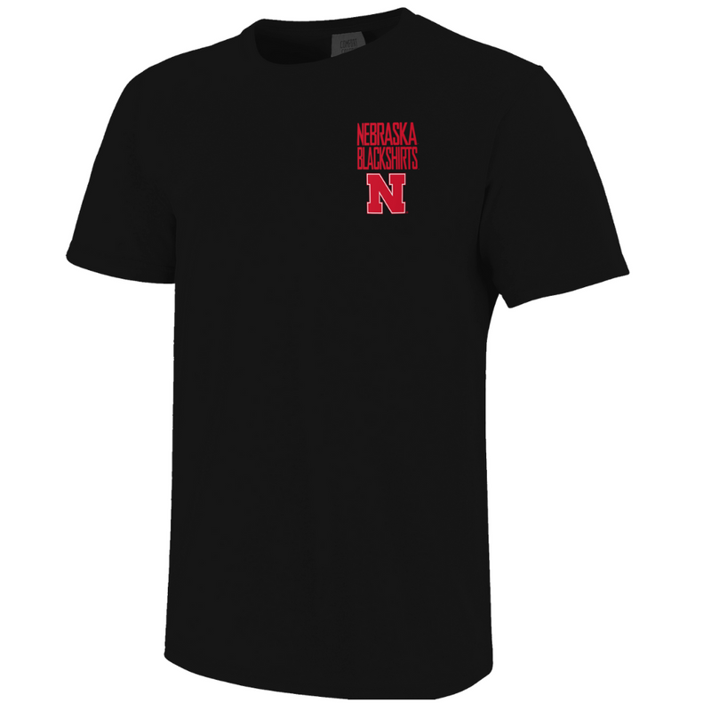 Men's Nebraska Huskers Blackshirt T-Shirt - BLACK