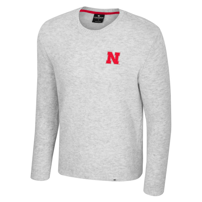 Men's Nebraska Huskers Buys A Boat Crew Sweater - GREY