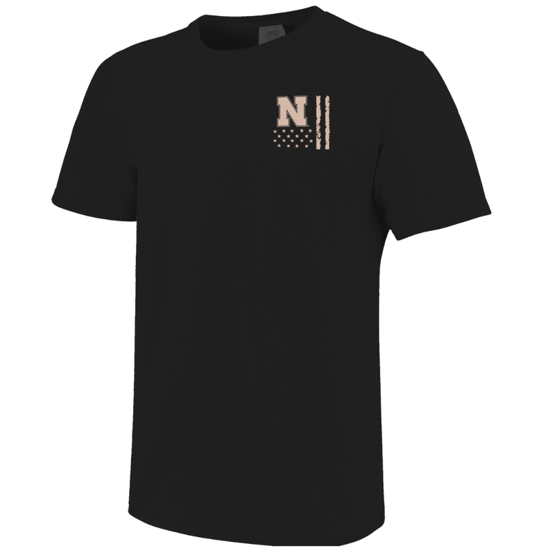 Men's Nebraska Huskers Camo Overlay Operation Hat Trick T-Shirt - BLACK