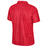 Men's Nebraska Huskers Football Print Polo - RED