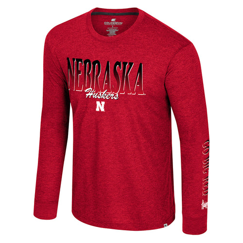 Men's Nebraska Huskers Frank Longsleeve T-Shirt - RED