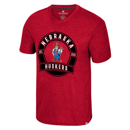 Men's Nebraska Huskers Frank T-Shirt - RED
