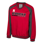 Men's Nebraska Huskers Goes America Jacket - RED/CHAR