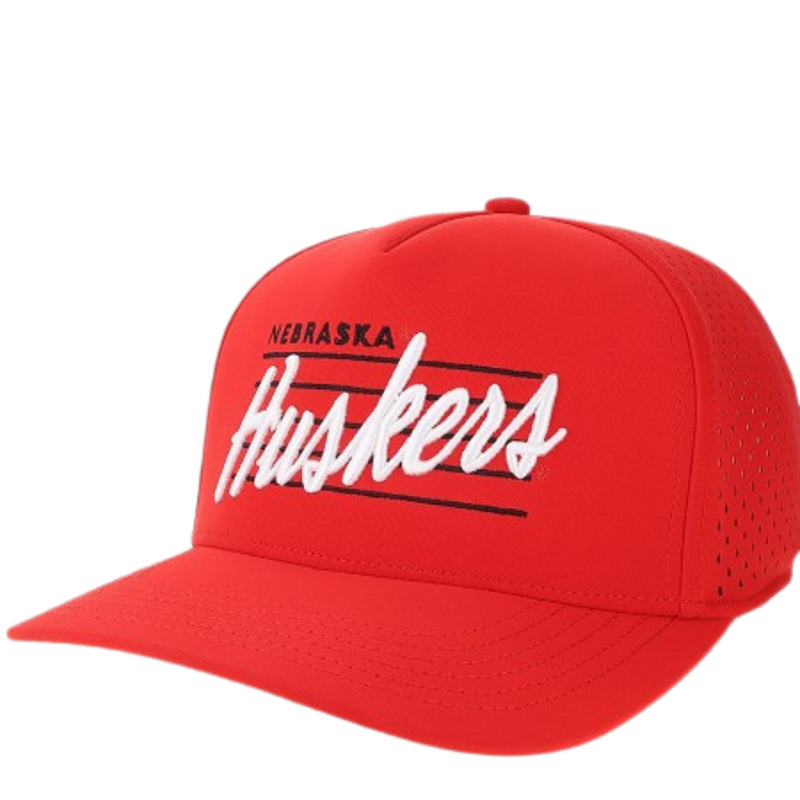 Men's Nebraska Huskers Highlight Cut Above Hat - SCARLET