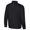 Men's Nebraska Huskers Hits Road Poly 1/2 Zip - BLACK